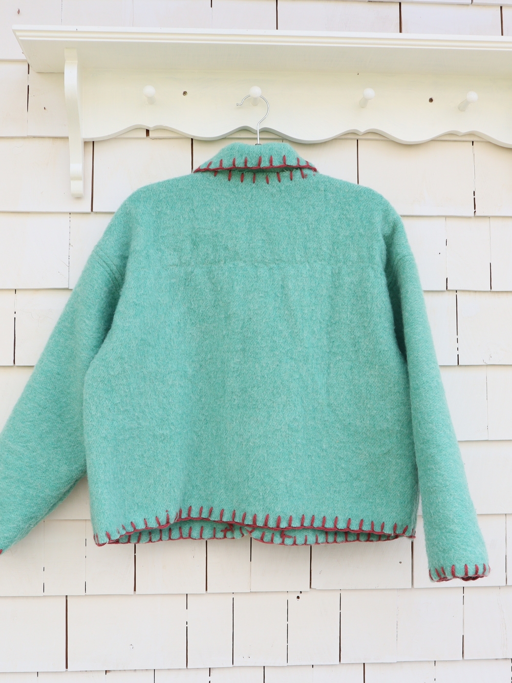 Upcycled Wool Blanket Jacket S • M • L - Picture 3 of 7